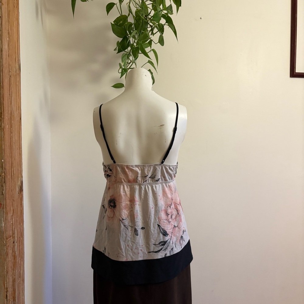 La Vie En Rose Pink Floral Camisole (M) - Picture 3 of 8